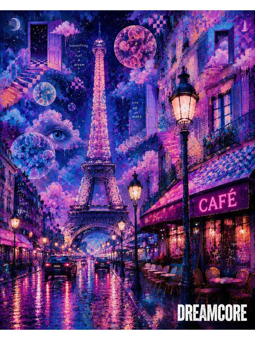 4171 Paris Styles Eiffel Tower 